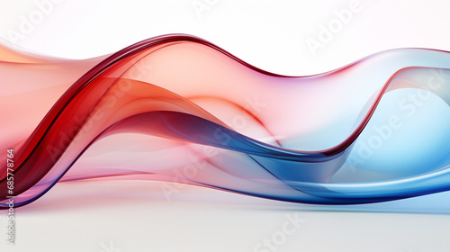 Ai Generated Art abstract colorful wave lines background