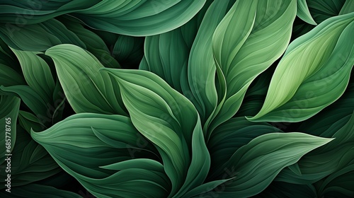 Abstract background illustration of funkia leaves.