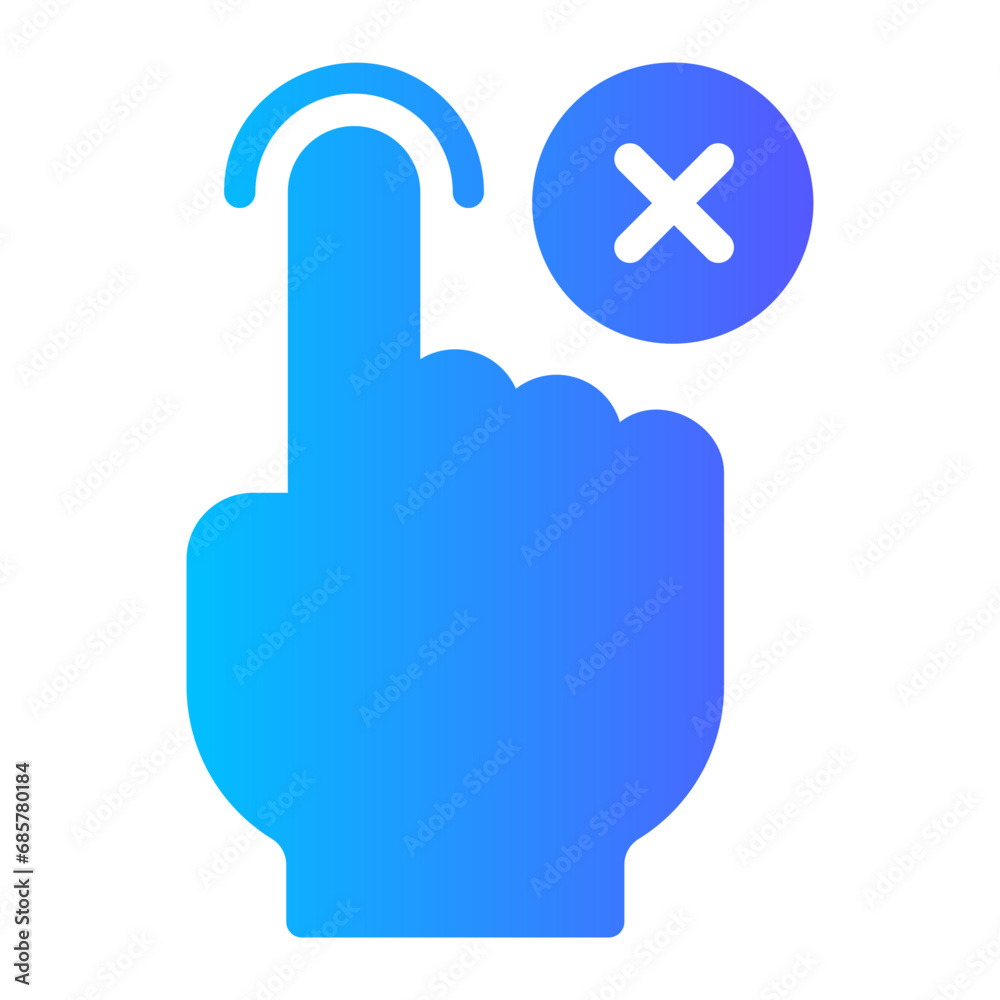 Obraz premium error gradient icon