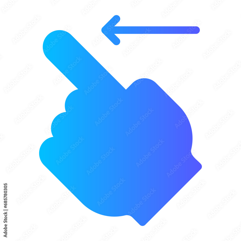 slide left gradient icon slide left gradient icon