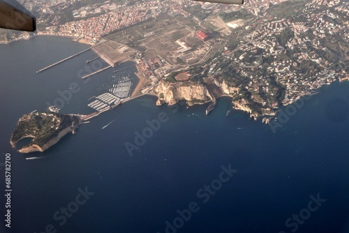 Napoli - Panorama di Posillipo dall'aereo photo