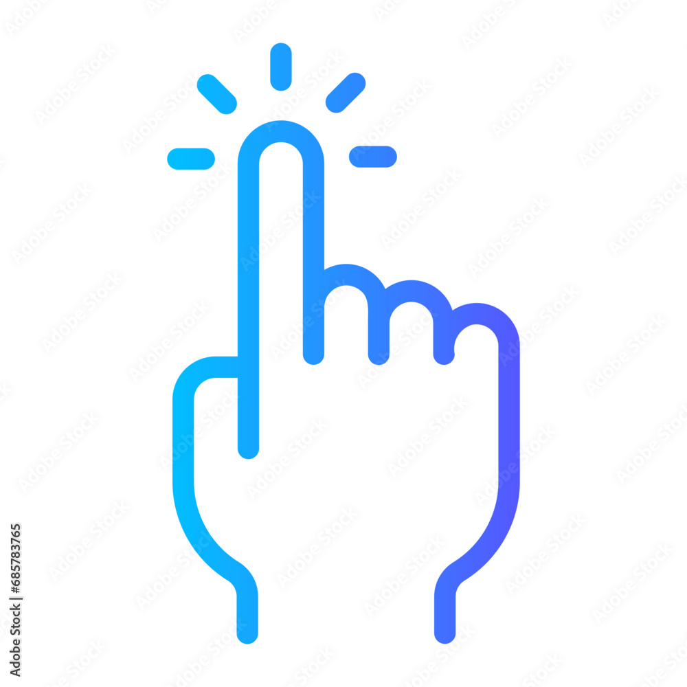 Fototapeta premium loading gradient icon