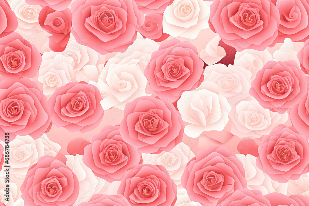 Mothers day Easter or spring flower background with a seamless repeat and fully tileable display of flowers Mothers day Easter or spring flower background with a seamless repeat and fully tileable display of flowers