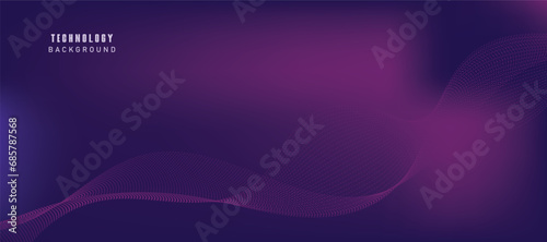 Abstract digital technology futuristic blue pink background. 