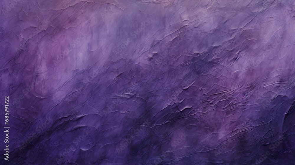 Dark purple background with structure, powder. Dark violet charcoal, encaustic surface. Indigo artistic banner, card, invites. Beautiful, luxury creative texture.