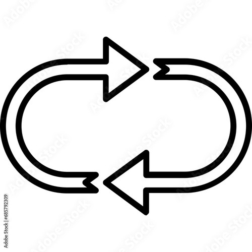 Repeat Sign Icon