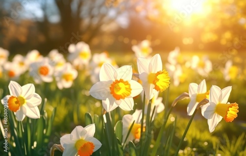 daffodils spring sunshine