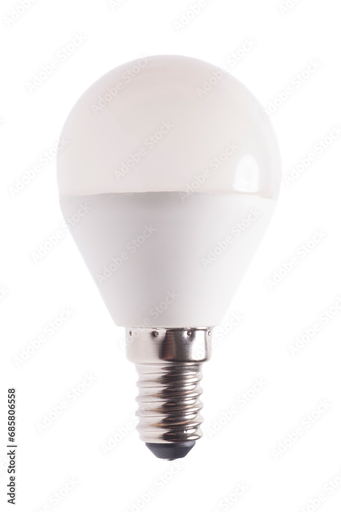 LED lamp isolated on white background LED lamp isolated on white background