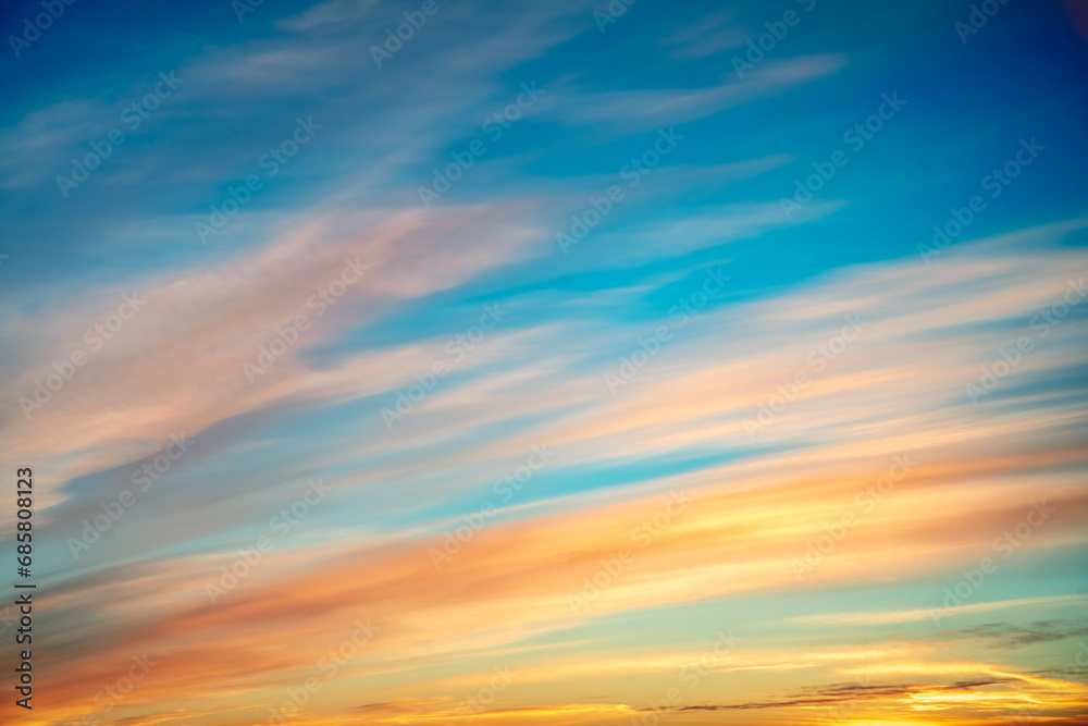 beautiful pink clouds at sunset, sunrise. pink, fabulous