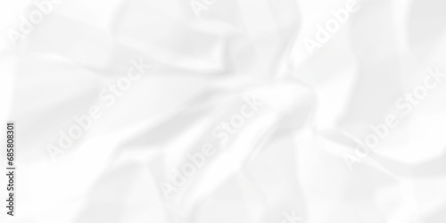 White silk craft wrinkly paper crumpled texture. white fabric textured crumpled grunge paper background. panorama white paper texture background, crumpled pattern texture background.