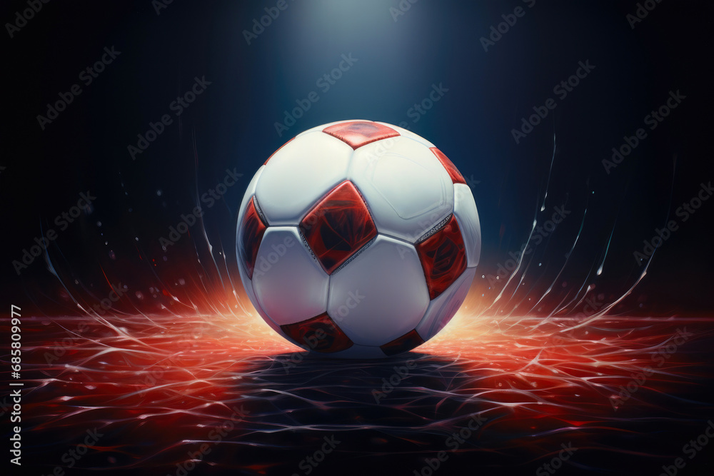 Soccer Spectacle: Nighttime Brilliance