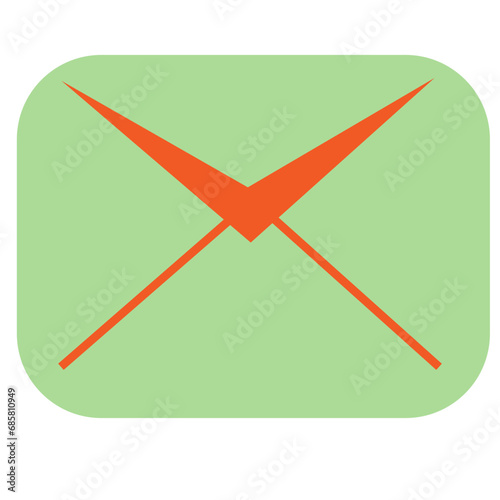 green mail icon