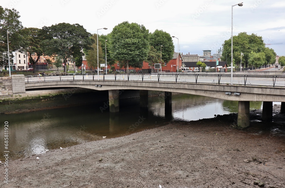 Dublino - Ponte Frank Sherwin sul fiume Liffey