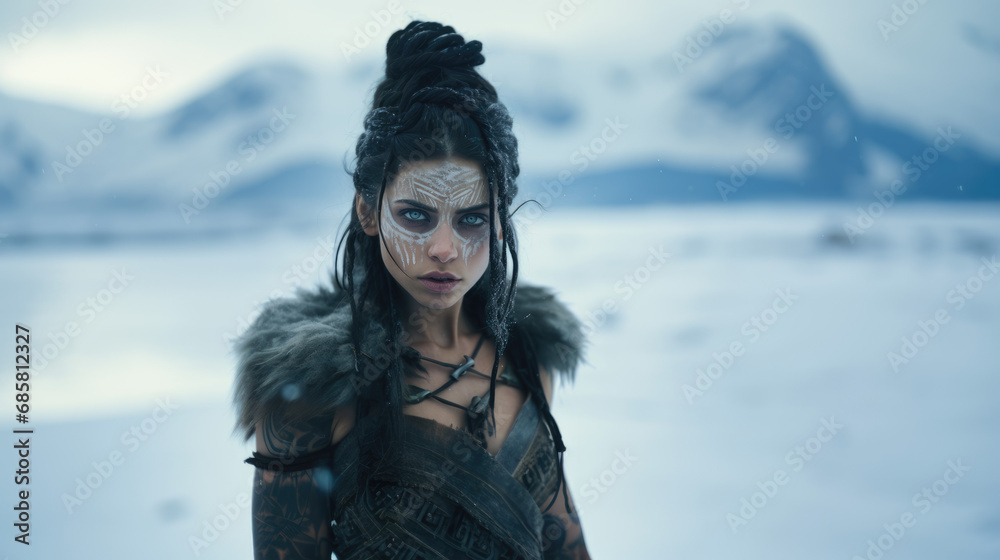 Viking Shield Maiden: A Warrior's Grace in the Face of Battle Viking Shield Maiden: A Warrior's Grace in the Face of Battle