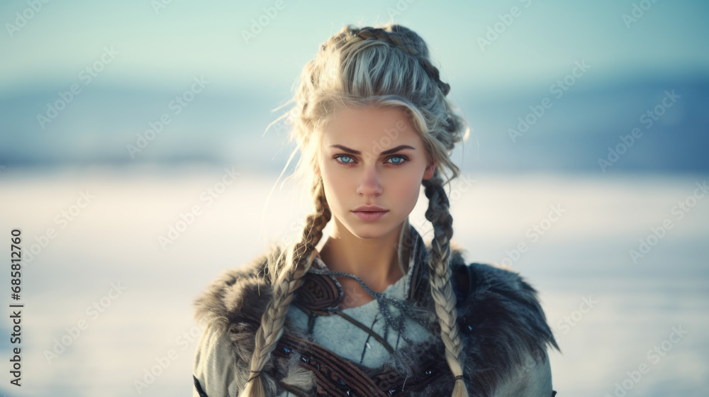 Viking Shield Maiden: A Warrior's Grace in the Face of Battle Viking Shield Maiden: A Warrior's Grace in the Face of Battle