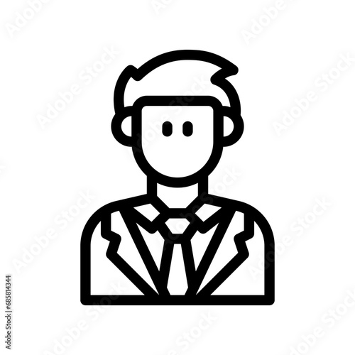 groom line icon