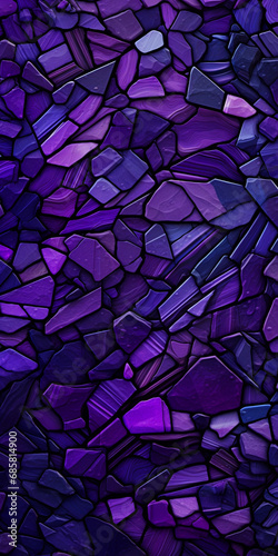 Abstract purple crystal pattern vertical background