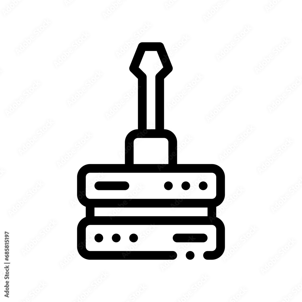 servers line icon servers line icon