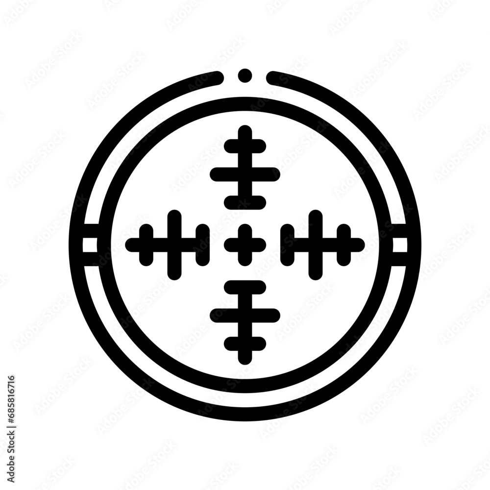 scope line icon scope line icon