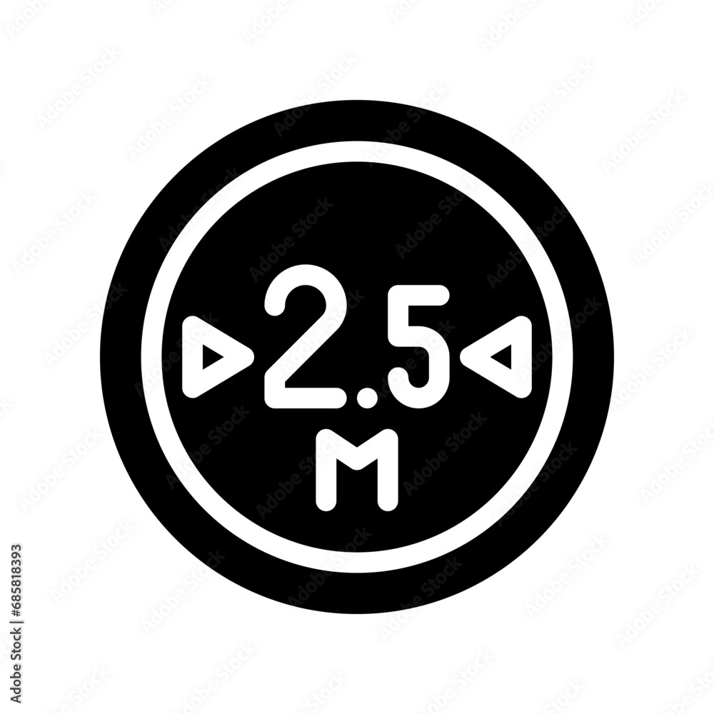 width glyph icon