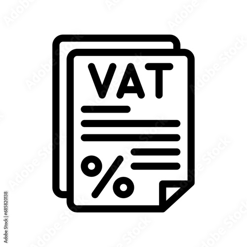 vat line icon