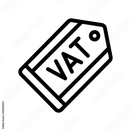 vat line icon