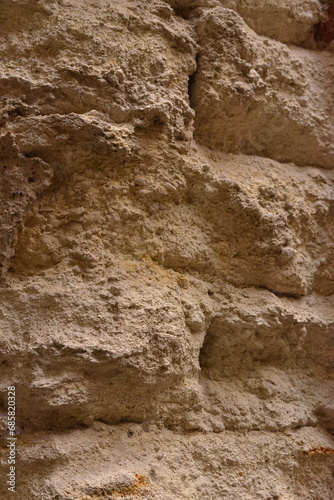 Stone wall background in Tuscany - Firenze Italy - Architecture pattern