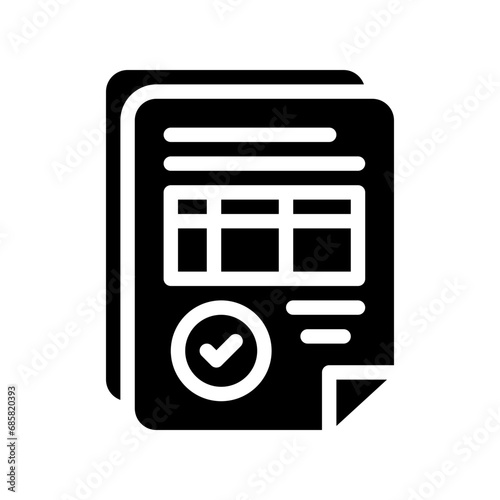 tax glyph icon