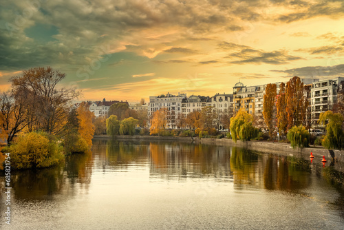 Spree in Berlin im Herbst