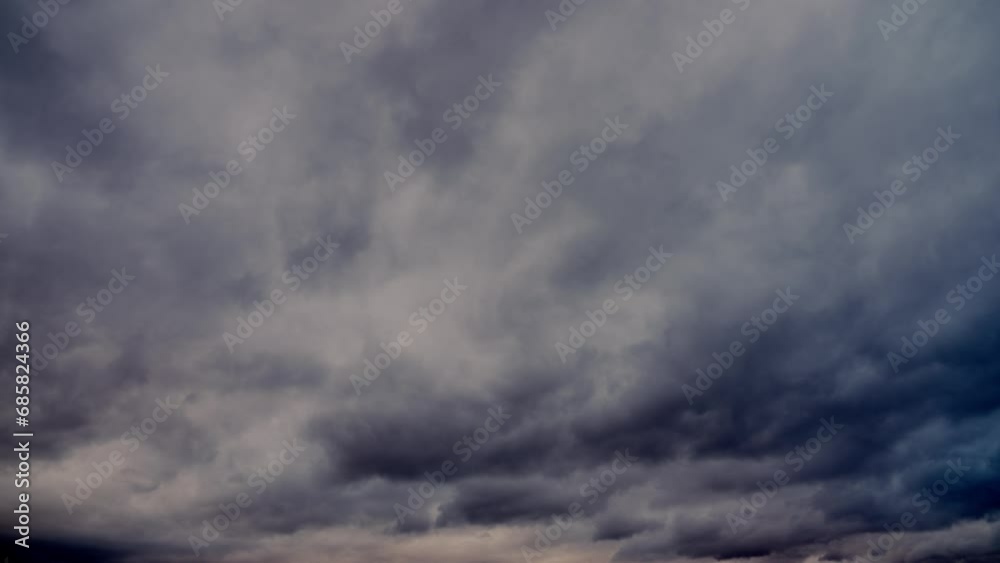 Storm Clouds Timelapse. Dark clouds block out the sun before the storm Storm Clouds Timelapse. Dark clouds block out the sun before the storm