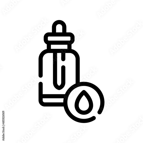 essential oil line icon