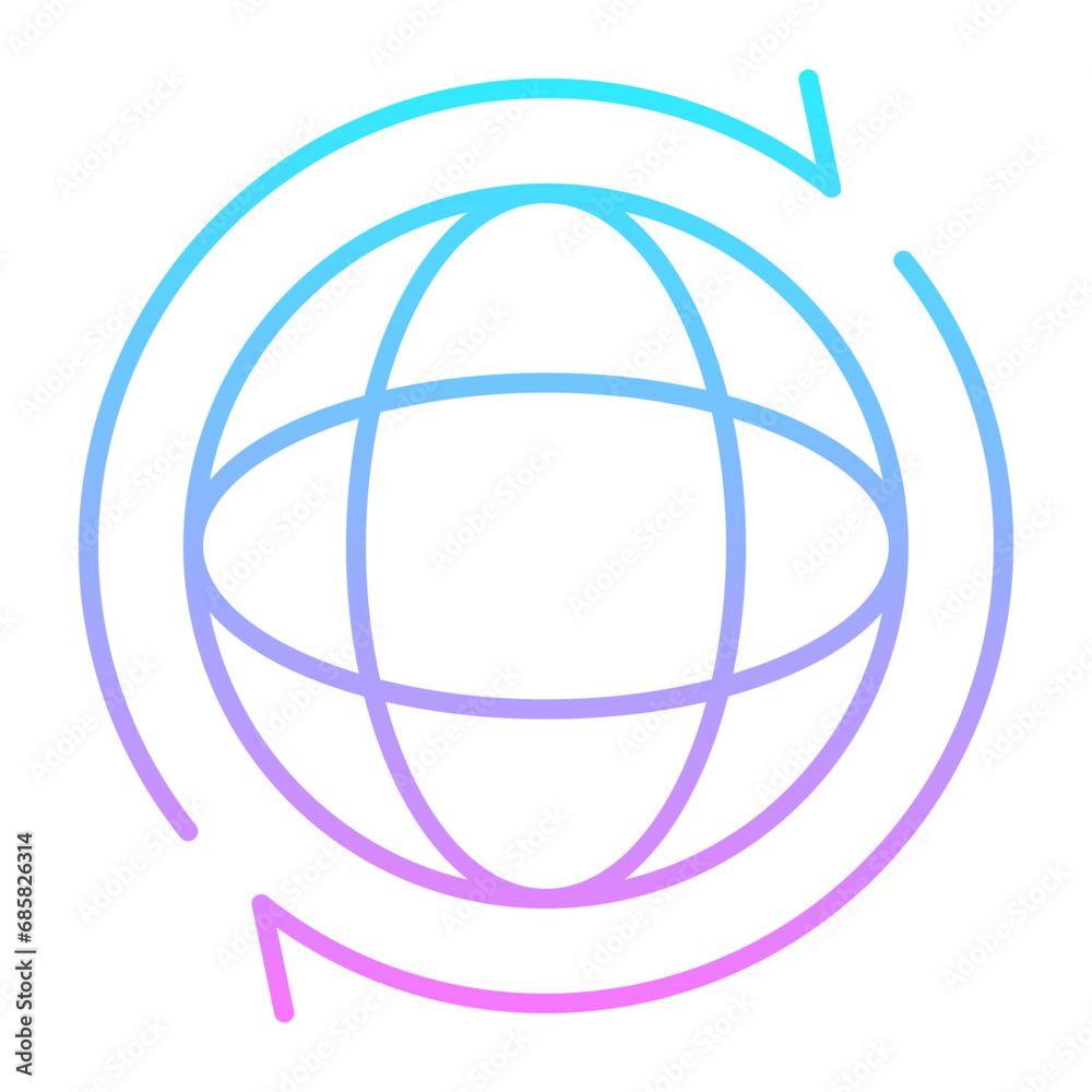 Economic Gradient Icon Economic Gradient Icon