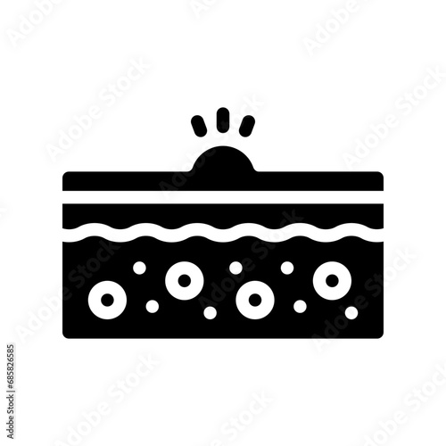 pimple glyph icon