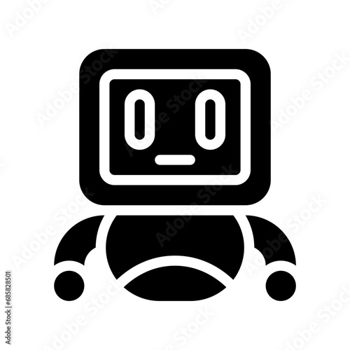 bot glyph icon