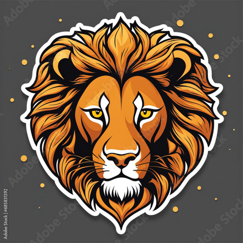 T-shirt design, vector, sticker, Lion	
Stick, Design, nice, Illustration, Generative AI