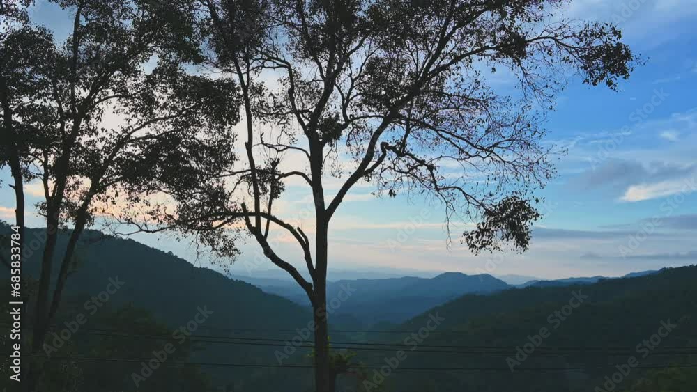 Landscape view and layers mountain at rural area chiangmai.Chiang Mai sometimes written as Chiengmai or Chiangmai, is the largest city in northern Thailand Landscape view and layers mountain at rural area chiangmai.Chiang Mai sometimes written as Chiengmai or Chiangmai, is the largest city in northern Thailand
