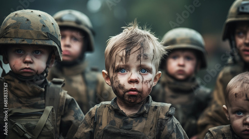 Enfants soldats: Perte de l'innocence photo