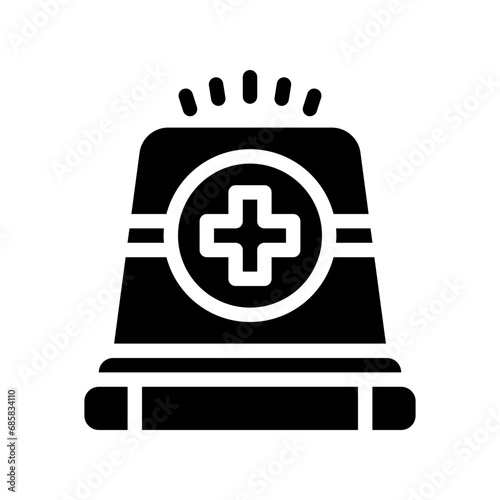 siren glyph icon