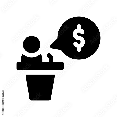 negotiation glyph icon