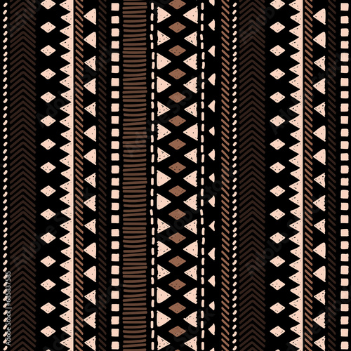 seamless stripes pattern on black background.