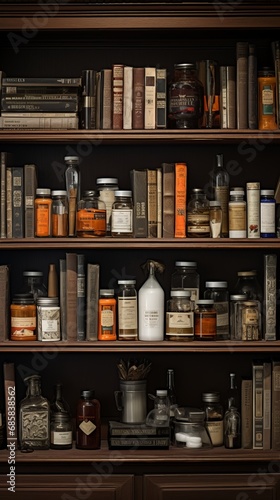 Drug library, repository of various medications