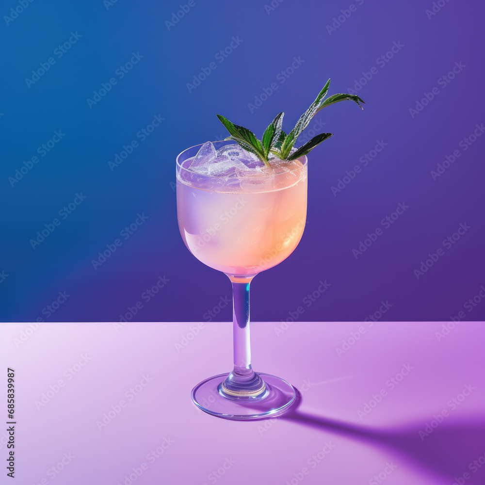 Purple hues and citrus zest: Sipping the southside cocktail with lemon and mint