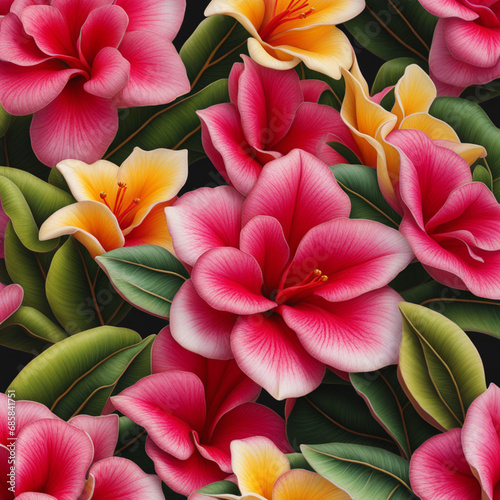 Wallpaper Mural Pattern Design, Vector, Flowers, Colorful, Generative AI  Torontodigital.ca