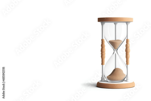 Hourglass, Time is running out concept. Sand glass hour.