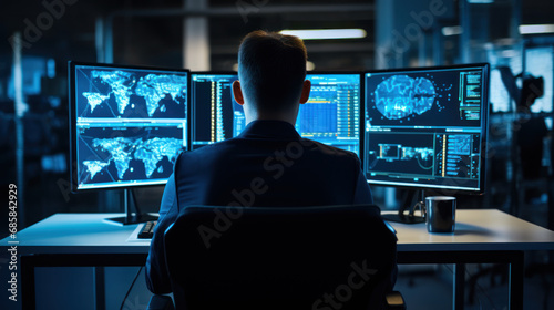 Cyber security and information or network protection. Future technology web services for business, Data protection technology. Online internet access cyber attack and business data privacy