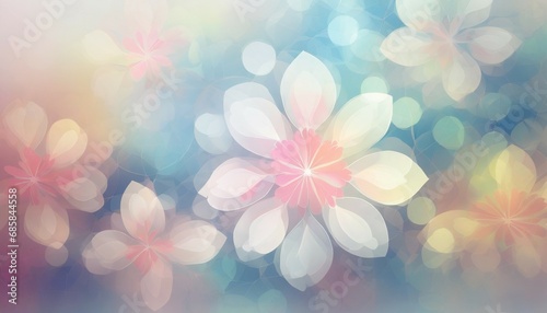 light gentle abstract flower background modern style