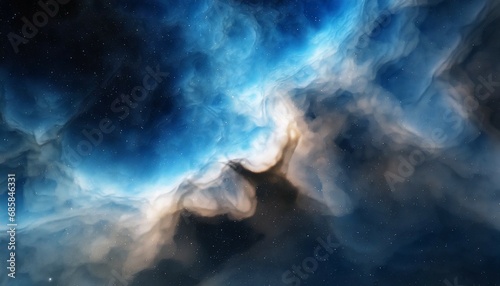 nebula gas cloud in deep outer space © Florence