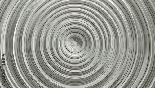 concentric linear increasing offset white rings or circles steps background wallpaper banner flat lay top view from above