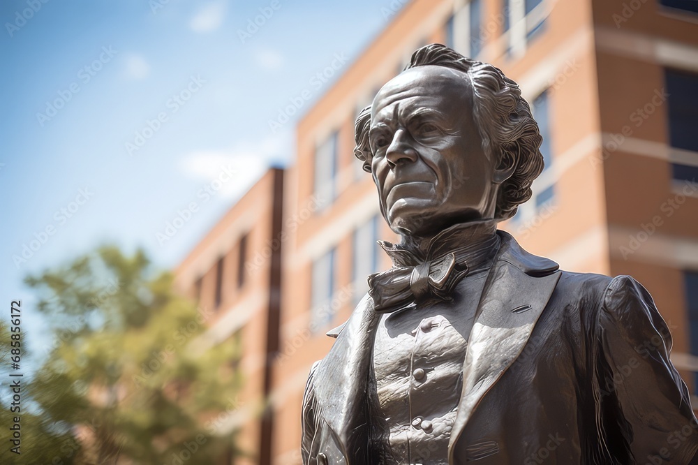 Martin Van Buren statue. American president 1837-1841. Martin Van Buren statue. American president 1837-1841.