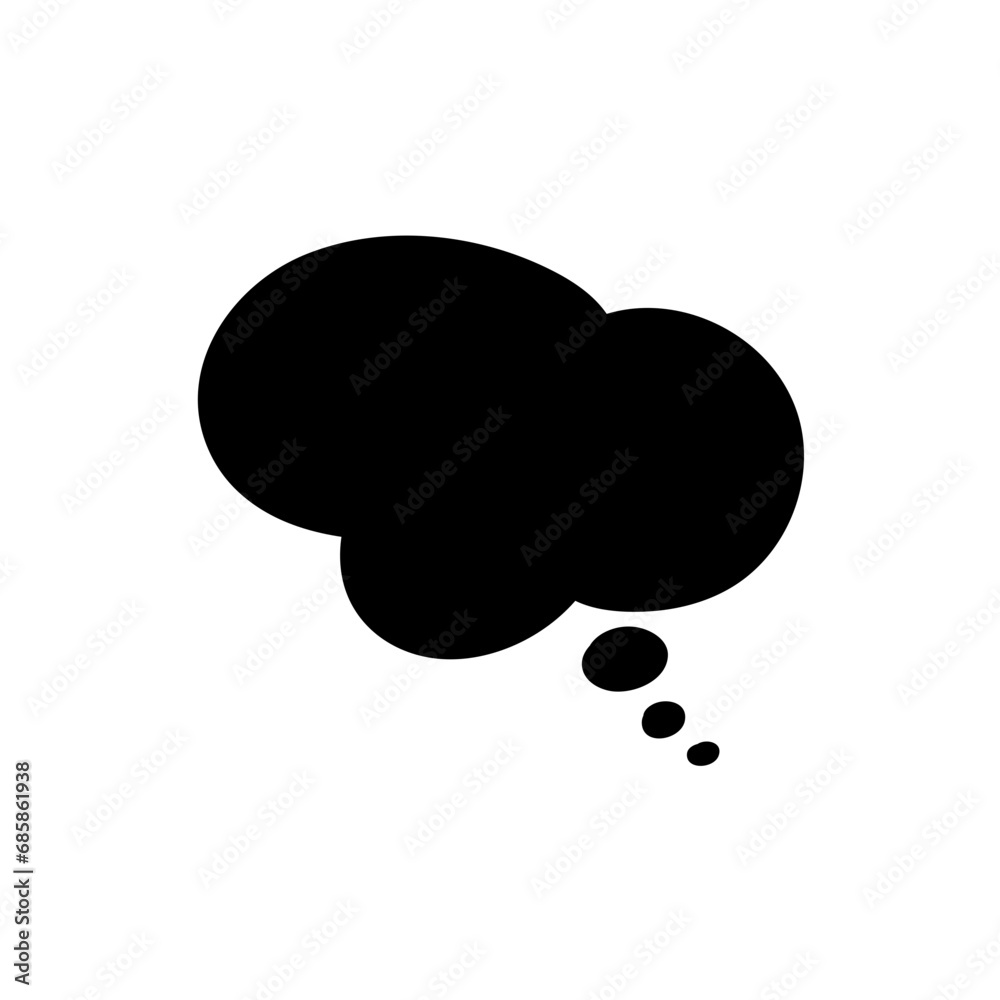 speech bubble Silhouette speech bubble Silhouette